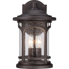 QUOIZEL Quoizel MBH8409PN Marblehead 14-1/2 in. 60W 3-Light Candelabra E-12 Base Wall Lantern