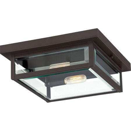 QUOIZEL Quoizel WVR1312WT Westover 2-Light Flush Mount 80W 12 inches