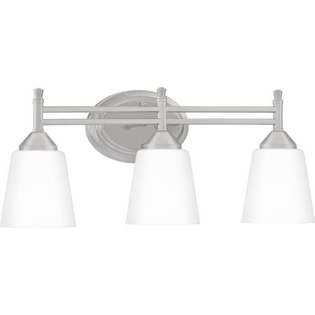 QUOIZEL Quoizel BLG8622BN Billingsley Vanity Light 3-Light 100 Watts 22 Inch