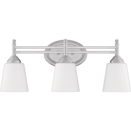 QUOIZEL Quoizel BLG8622BN Billingsley Vanity Light 3-Light 100 Watts 22 Inch