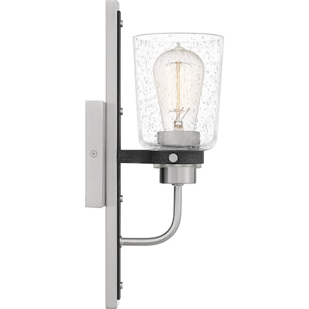 QUOIZEL Quoizel AXE8605BN Axel Wall Sconce 1 Light 100 Watt 4.75 Inch Width
