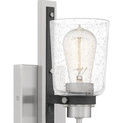 QUOIZEL Quoizel AXE8605BN Axel Wall Sconce 1 Light 100 Watt 4.75 Inch Width