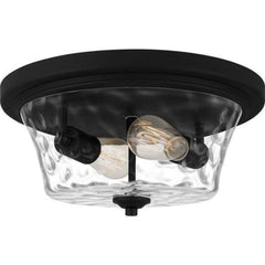 QUOIZEL Quoizel ACA1614MBK Acacia 2-light flush mount 120 total watts