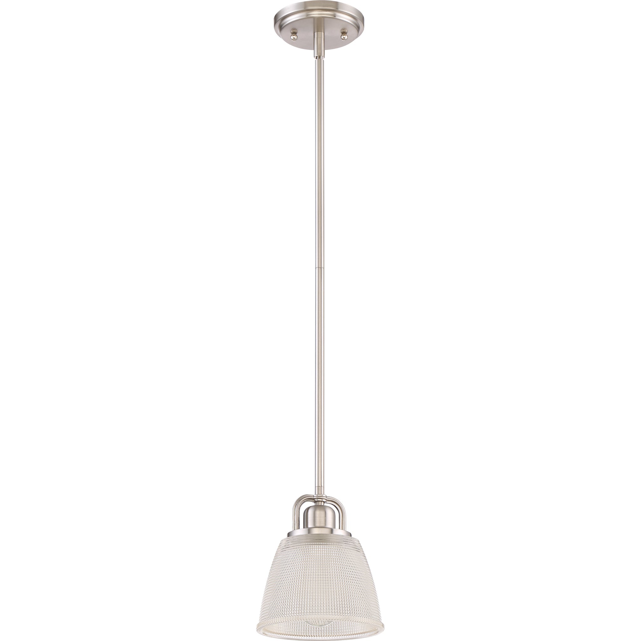 QUOIZEL Quoizel DBN1506BN Dublin Stained Glass Bell Mini Outdoor Hanging Pendant Light 100W 5-in Canopy