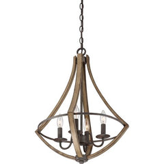 QUOIZEL Quoizel SHR2818RK Shire Chandelier 60w 18.25 inch