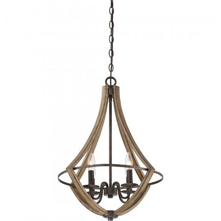 QUOIZEL Quoizel SHR2818RK Shire Chandelier 60w 18.25 inch