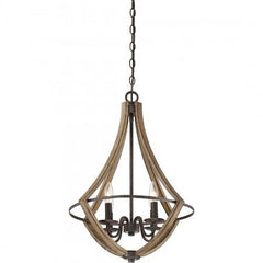 QUOIZEL Quoizel SHR2818RK Shire Chandelier 60w 18.25 inch