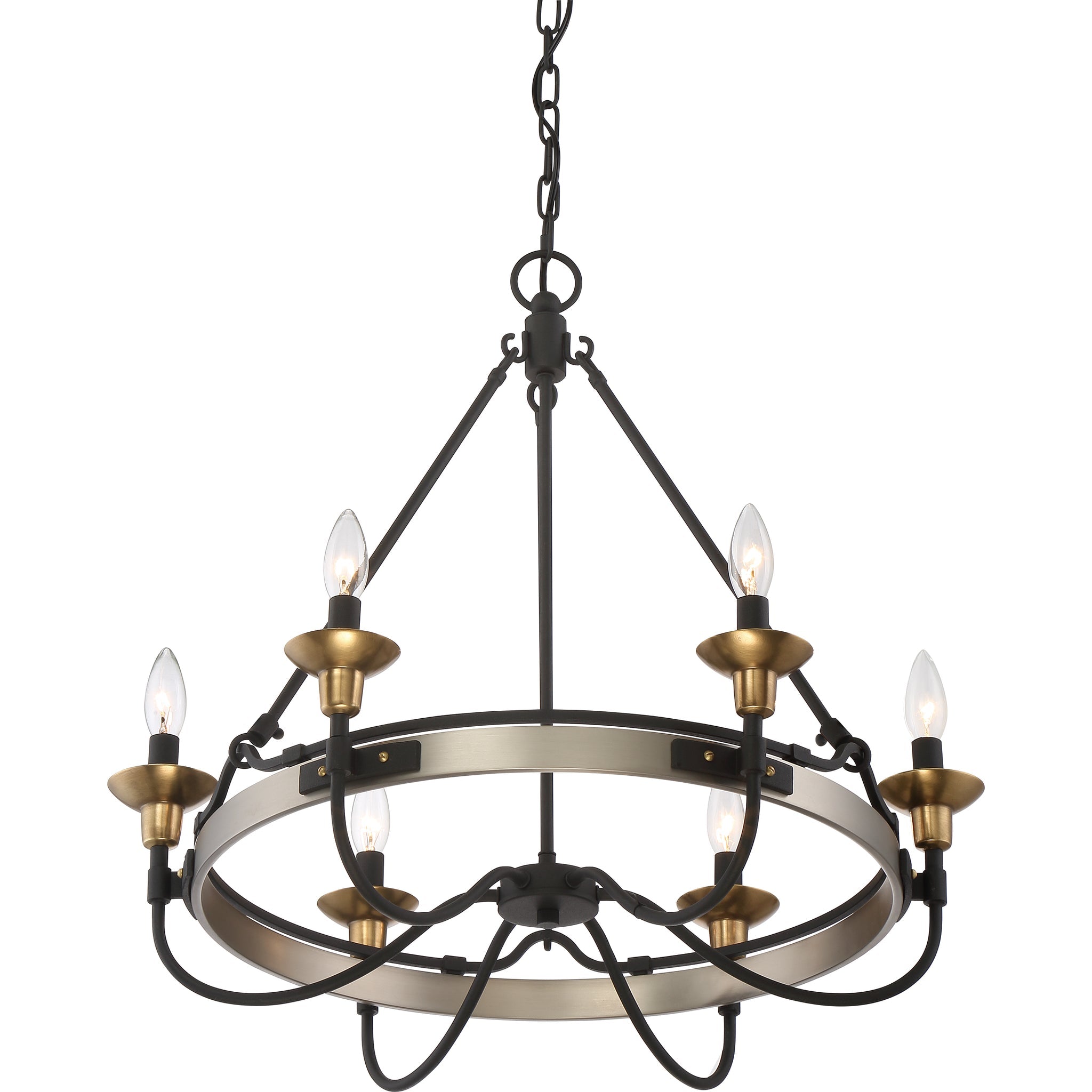 QUOIZEL Quoizel CTH5006AN Castle Hill Chandelier 60 Watt
