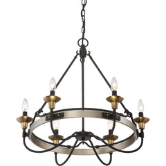 QUOIZEL Quoizel CTH5006AN Castle Hill Chandelier 60 Watt