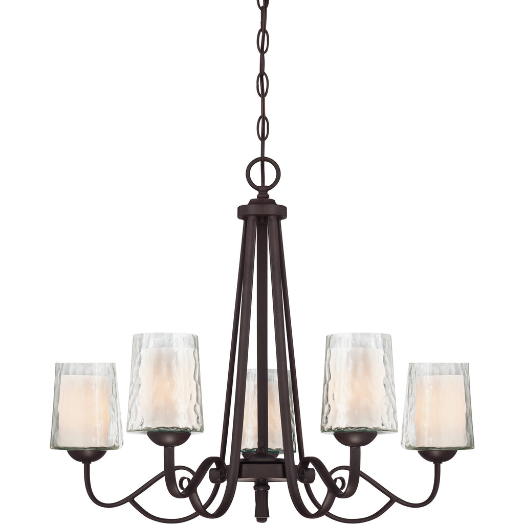 QUOIZEL Quoizel ADS5005DC Adonis Double Shade Chandelier 300 watts 22h x 26w
