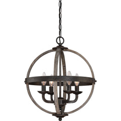 QUOIZEL Quoizel FSN5204BN Fusion 4 Light Chandelier 240 Watt