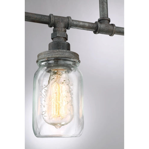 QUOIZEL Quoizel SQR538RK Squire Linear Chandelier 100 Watts 38 inch 5 Light