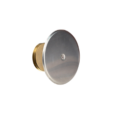 SIOUX CHIEF Sioux Chief 873-48 Kit 8in Stainless Steel Cleanout Cover - 4in Brass Plug - Screw