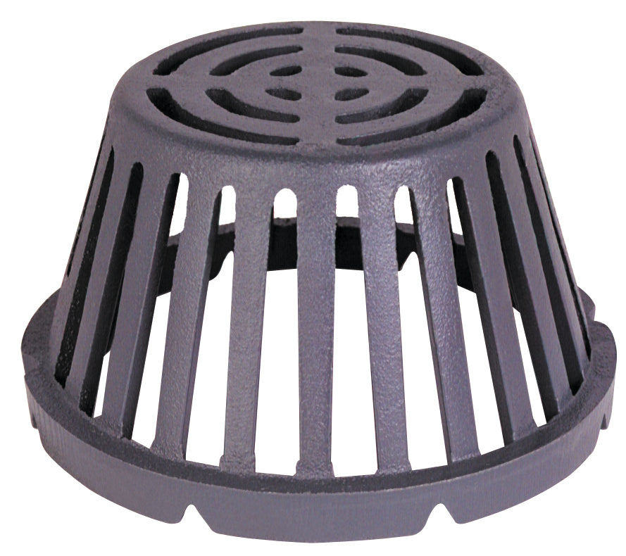 SIOUX CHIEF Sioux Chief 867-md dome metal for roof drain 7-1/2 feet' diameter cast iron for 10 feet' roof drains