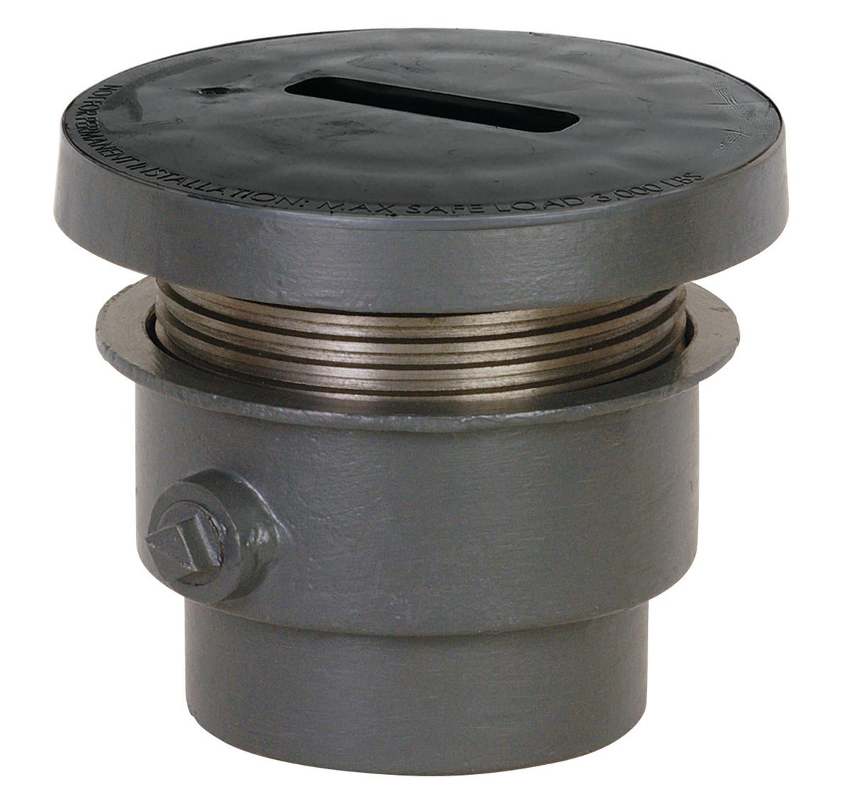 SIOUX CHIEF Sioux Chief 832-4DF Finish Line 4 in. No Hub Ductile Iron Floor Drain