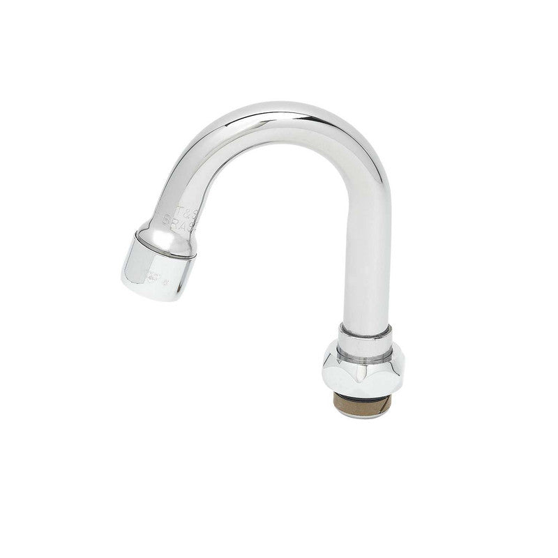 T&S BRASS T&S Brass 131X-A22 Swivel Gooseneck With Aerator 2.2 GPM 2-15/16 Inch Spread 4-3/4 Inch Height 2-3/16 Inch Clearance