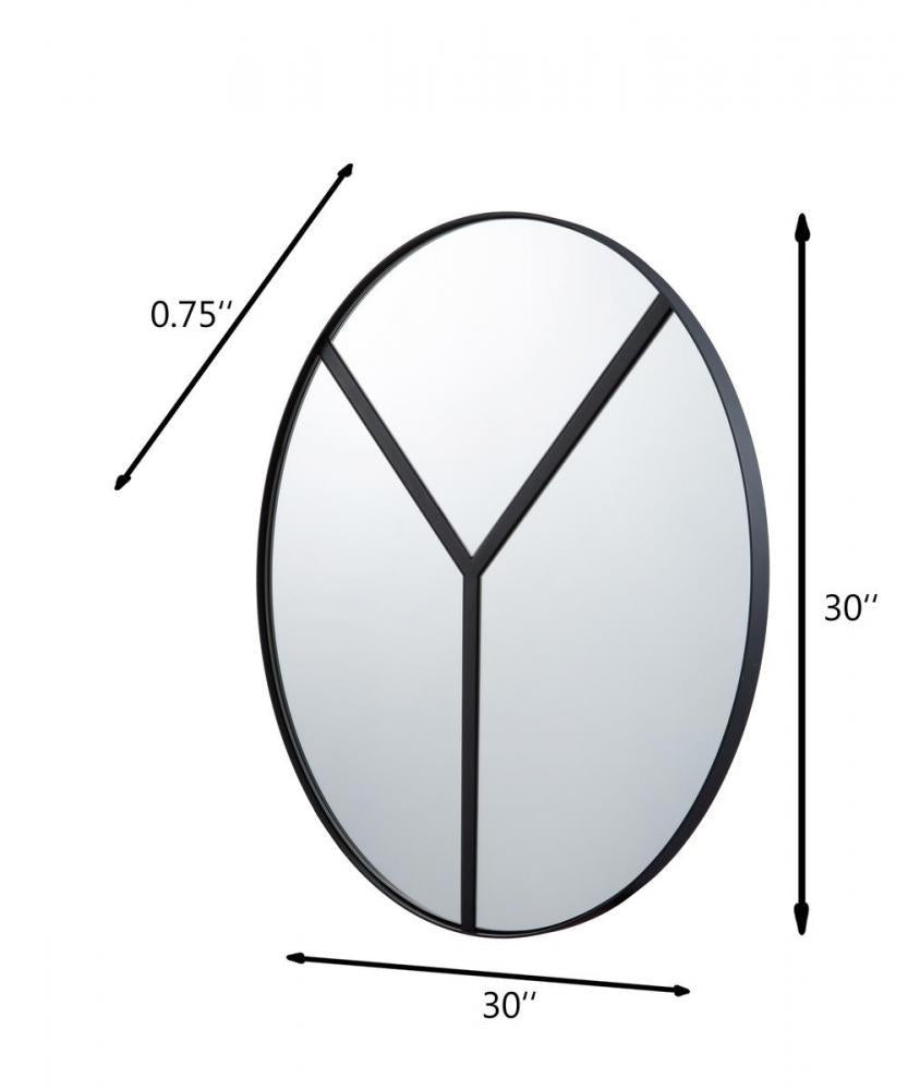 VARALUZ Varaluz 4DMI0105 Lyra 30-in Round Accent Mirror