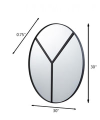 VARALUZ Varaluz 4DMI0105 Lyra 30-in Round Accent Mirror