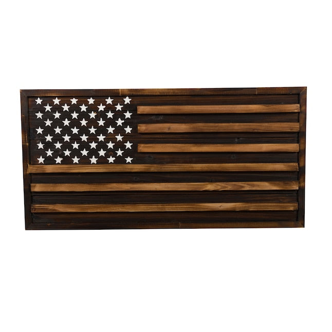 VARALUZ Varaluz 4dwa0119 rustic pine american flag wall art 32 feet' x 16 feet'