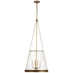 VISUAL COMFORT Visual Comfort S 5182SB-CG Reese 18 inches Pendant 4-6.5w LED