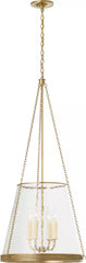 VISUAL COMFORT Visual Comfort S 5182SB-CG Reese 18 inches Pendant 4-6.5w LED