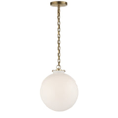 VISUAL COMFORT Visual Comfort TOB 5226HAB/G4-WG Katie Globe Pendant 75W 12 inchesW x 14 inchesH