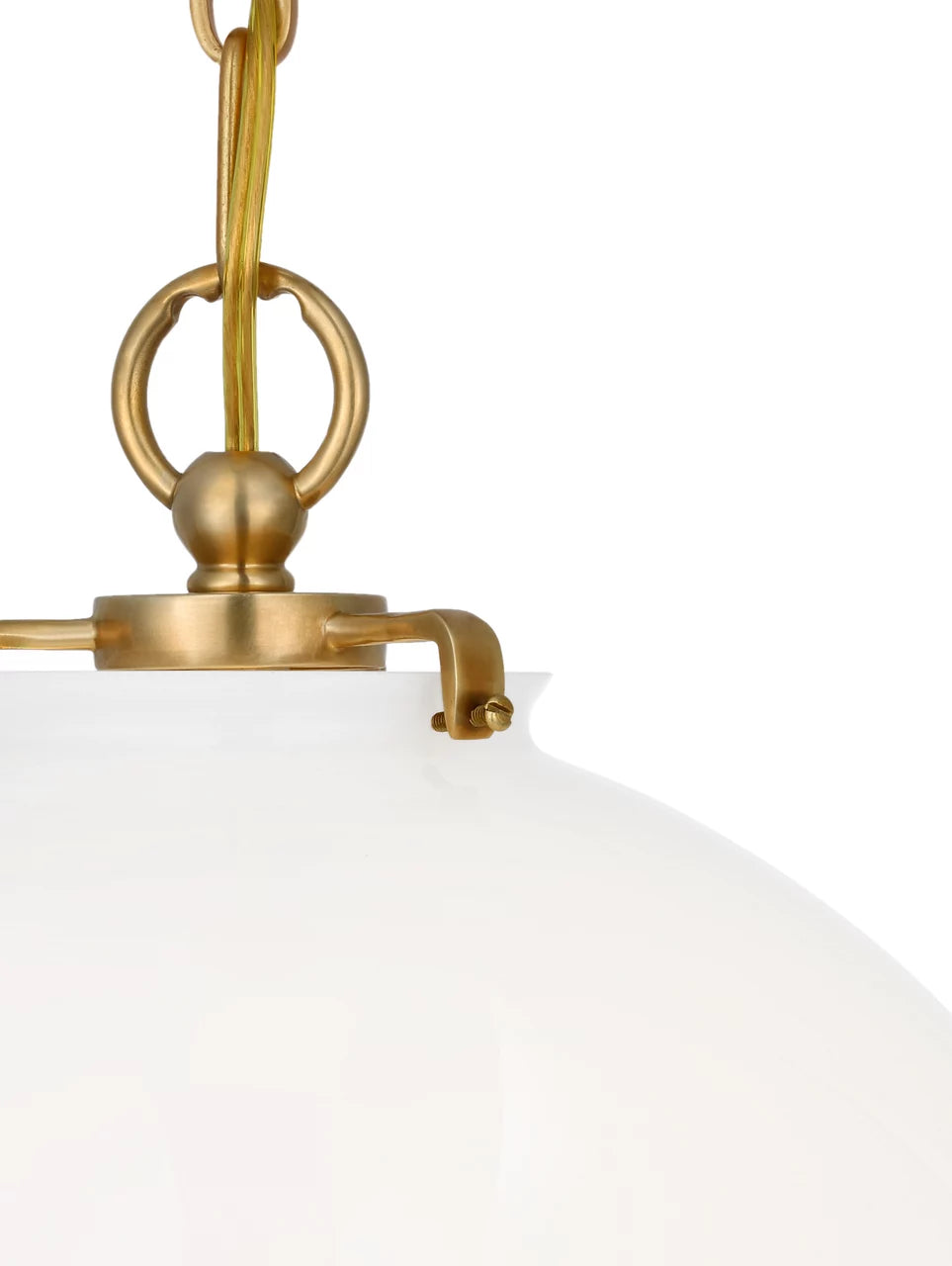 VISUAL COMFORT Visual Comfort TOB 5226HAB/G4-WG Katie Globe Pendant 75W 12 inchesW x 14 inchesH