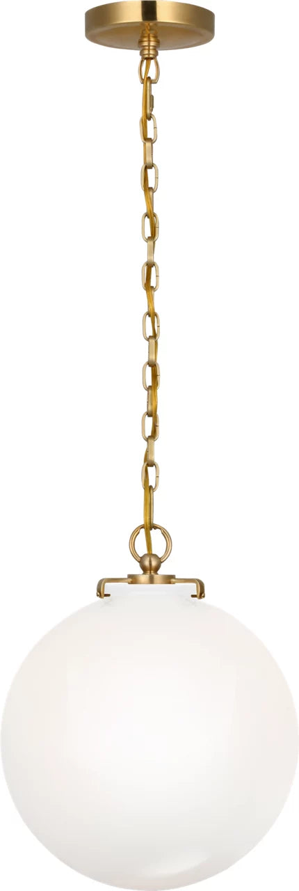 VISUAL COMFORT Visual Comfort TOB 5226HAB/G4-WG Katie Globe Pendant 75W 12 inchesW x 14 inchesH