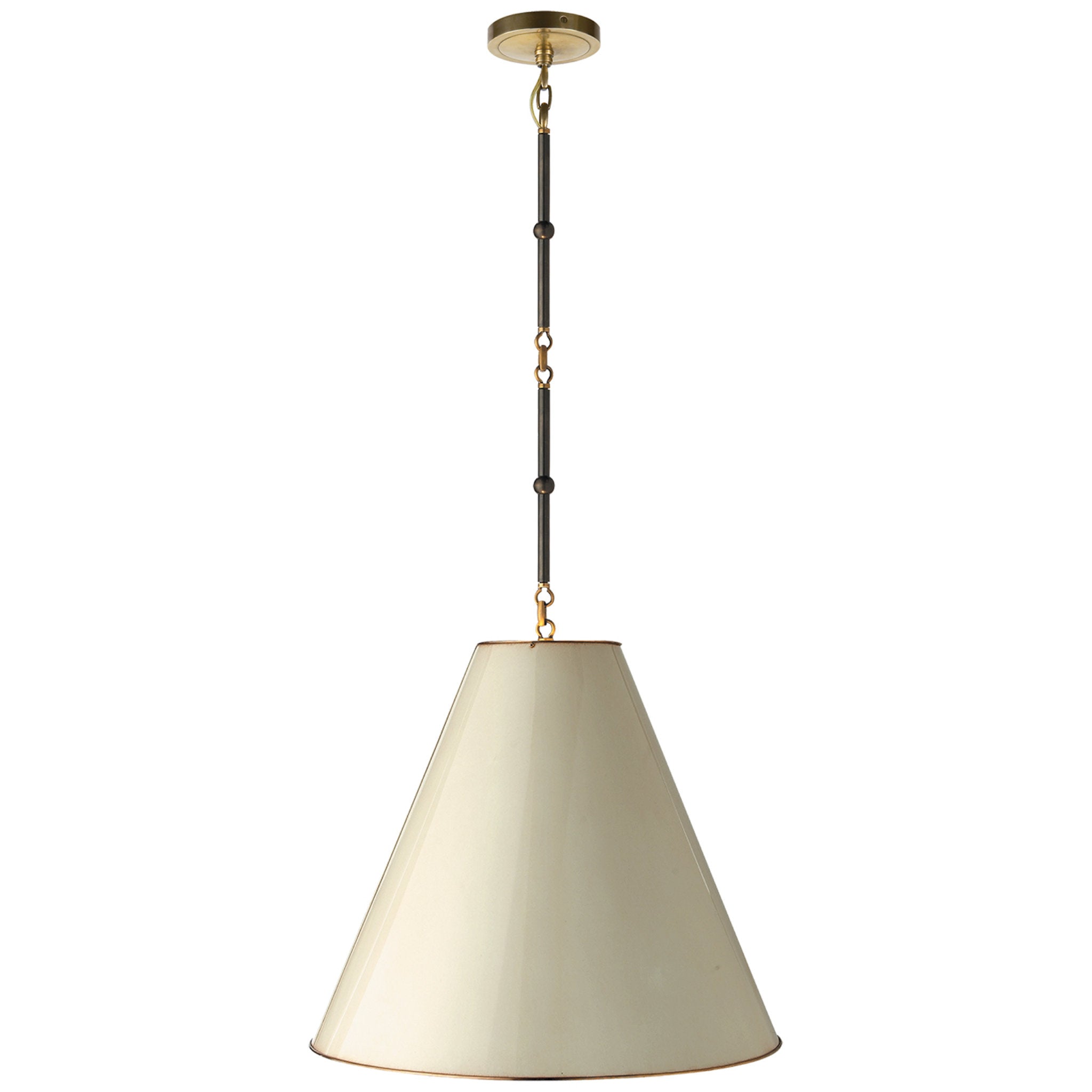 VISUAL COMFORT Visual Comfort TOB 5091BZ/HAB-AW Thomas O'Brien Goodman Medium Hanging Light 100 A19 W18 inches