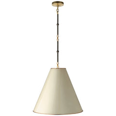 VISUAL COMFORT Visual Comfort TOB 5091BZ/HAB-AW Thomas O'Brien Goodman Medium Hanging Light 100 A19 W18 inches
