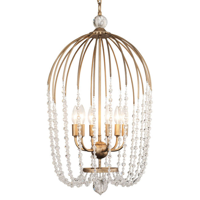 VARALUZ Varaluz 343F06HG Voliere Foyer Pendant 30w 16.75w x 32h x 16.75d