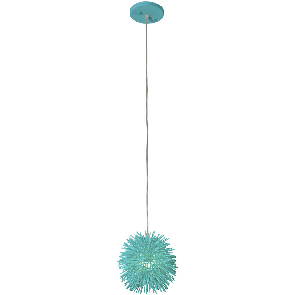 VARALUZ Varaluz 169M01SAQ Urchin 1 Light 6.25 inch Mini Pendant Ceiling Light 7W