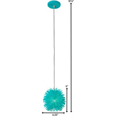 VARALUZ Varaluz 169M01SAQ Urchin 1 Light 6.25 inch Mini Pendant Ceiling Light 7W