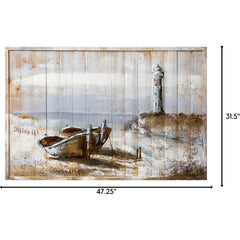 VARALUZ Varaluz 4DWA0108 Tranquil Tropicals Wall Art 47.25 inch W x 31.5 inch H