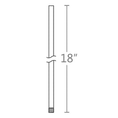 WAC LIGHTING Wac Lighting XF-18-GH Fan Downrod 18-inch