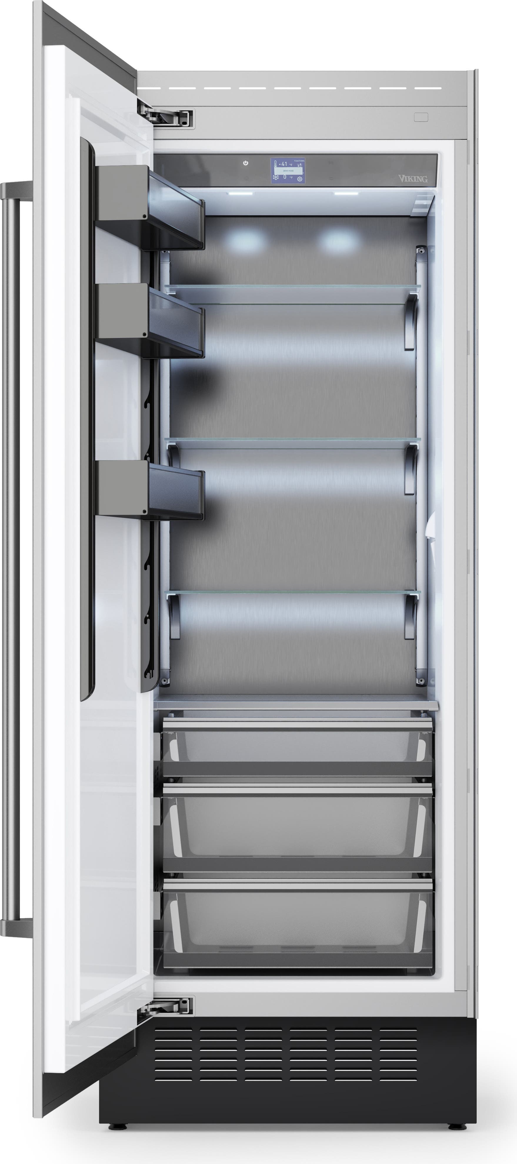 VIKING Viking FDREIC7300L Integrated All Refrigerator 16.9 Cu. Ft. 30-Inch Wide Left Hinge