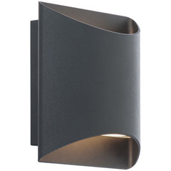WAC LIGHTING Wac Lighting WS-55206-30-BK Duet Wall Sconce 9.6W 6 inch