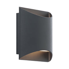 WAC LIGHTING Wac Lighting WS-55206-30-BK Duet Wall Sconce 9.6W 6 inch