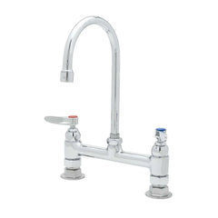T&S BRASS T&S Brass B-0320 faucet 8 inches deck gooseneck lead-free
