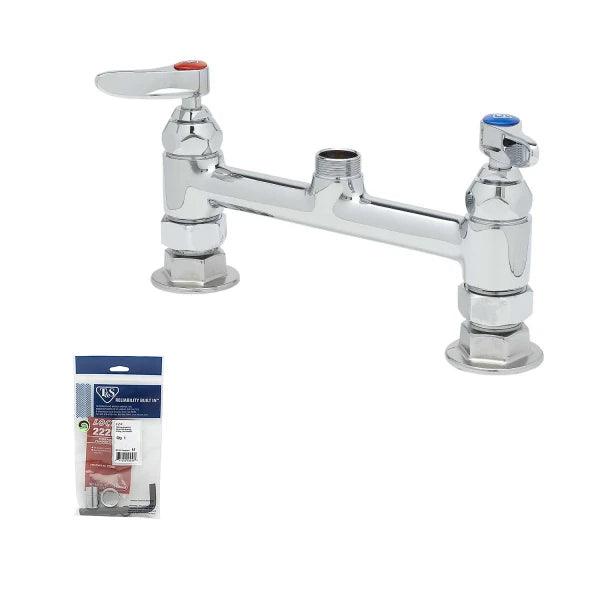 T&S BRASS T&S Brass B-0320 faucet 8 inches deck gooseneck lead-free