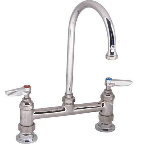 T&S BRASS T&S Brass B-0320 faucet 8 inches deck gooseneck lead-free
