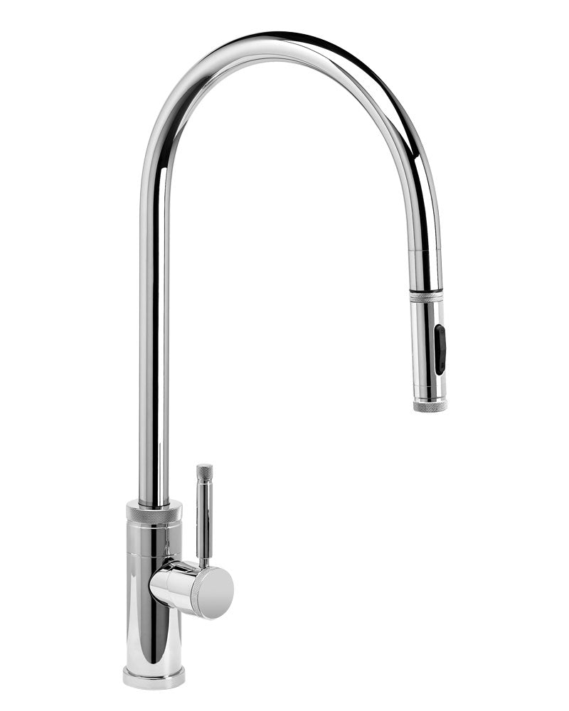 WATERSTONE Waterstone 9300-SN Industrial Extended Reach Pulldown Faucet With Toggle Sprayer 1.75 GPM 11-1/8 Inch Spout Reach