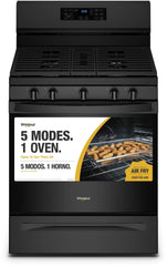 WHIRLPOOL Whirlpool WFG550S0LB Gas 5-in-1 Air Fry Oven 5.0 Cu. Ft.