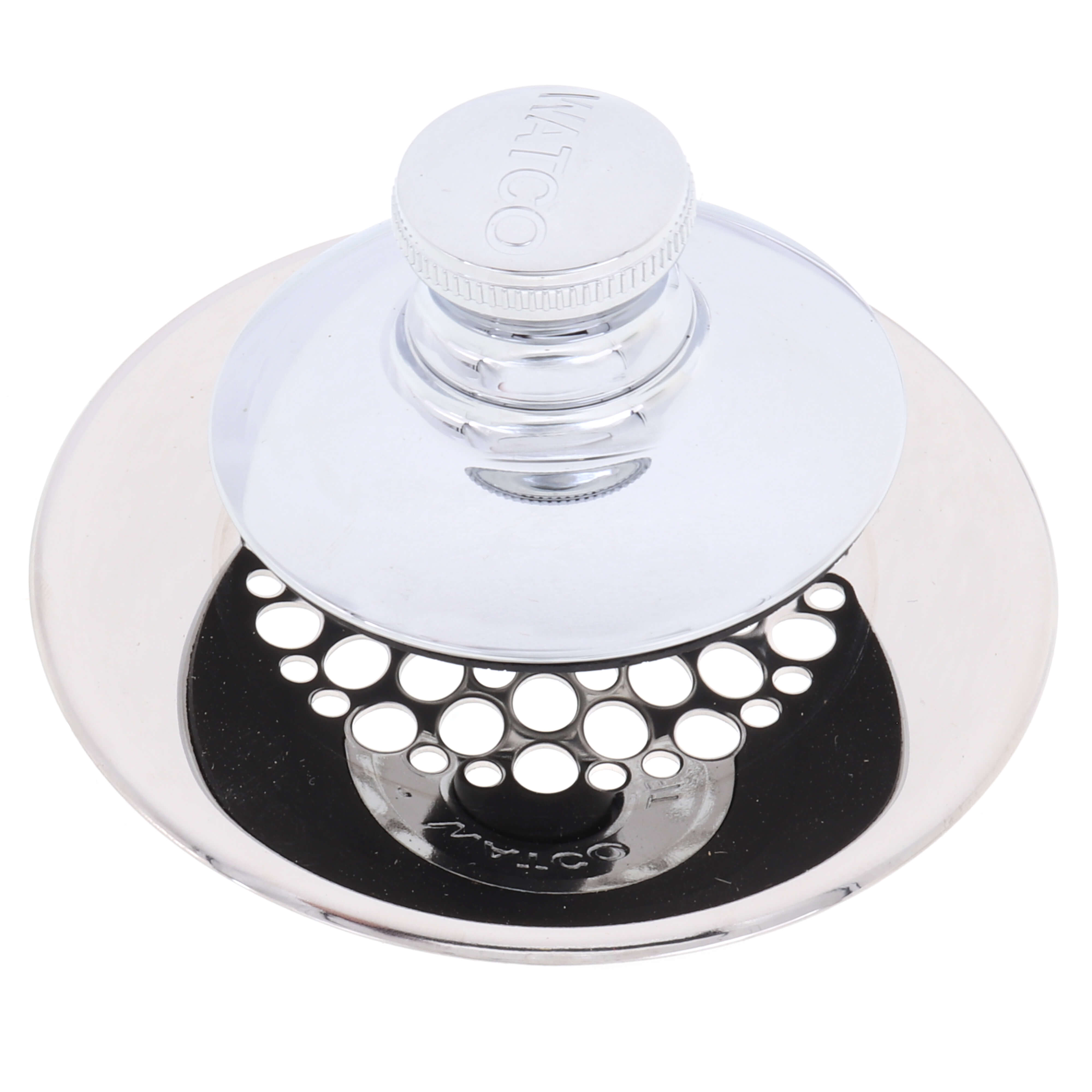 WATCO Watco 48750-PP-CP NuFit 2-7/8 in. Plastic, Stainless Steel Push Pull Drain