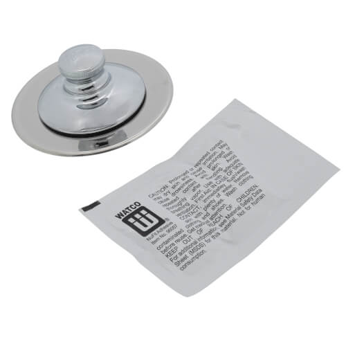 WATCO Watco 48750-PP-CP NuFit 2-7/8 in. Plastic, Stainless Steel Push Pull Drain
