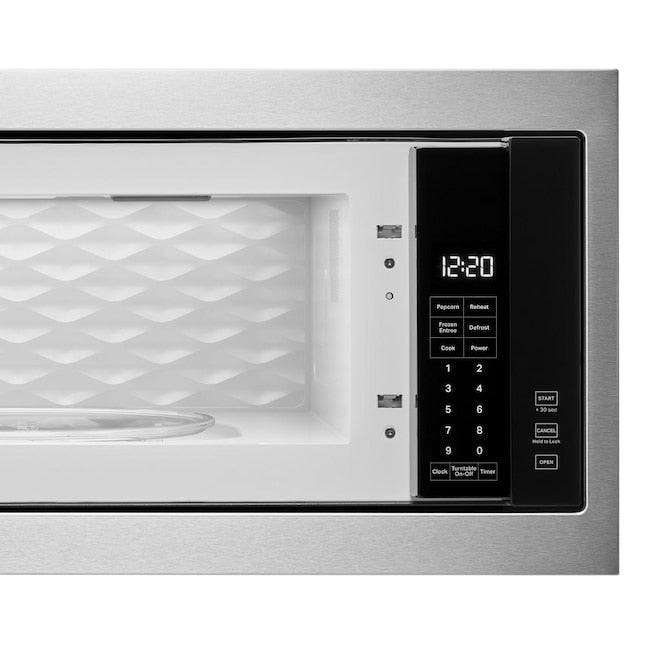 WHIRLPOOL Whirlpool WMT50011KS Built-in Microwave with Slim Trim Kit 1000-watt 1.1 cu. ft. 14 inch Height
