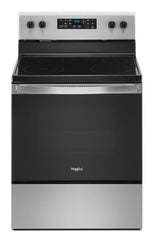 WHIRLPOOL Whirlpool WFE505W0JZ 29-7/8 in. electric 5-burner smoothtop freestanding range 8000W 5.3 cu. ft.
