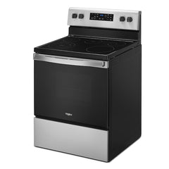 WHIRLPOOL Whirlpool WFE505W0JZ 29-7/8 in. electric 5-burner smoothtop freestanding range 8000W 5.3 cu. ft.