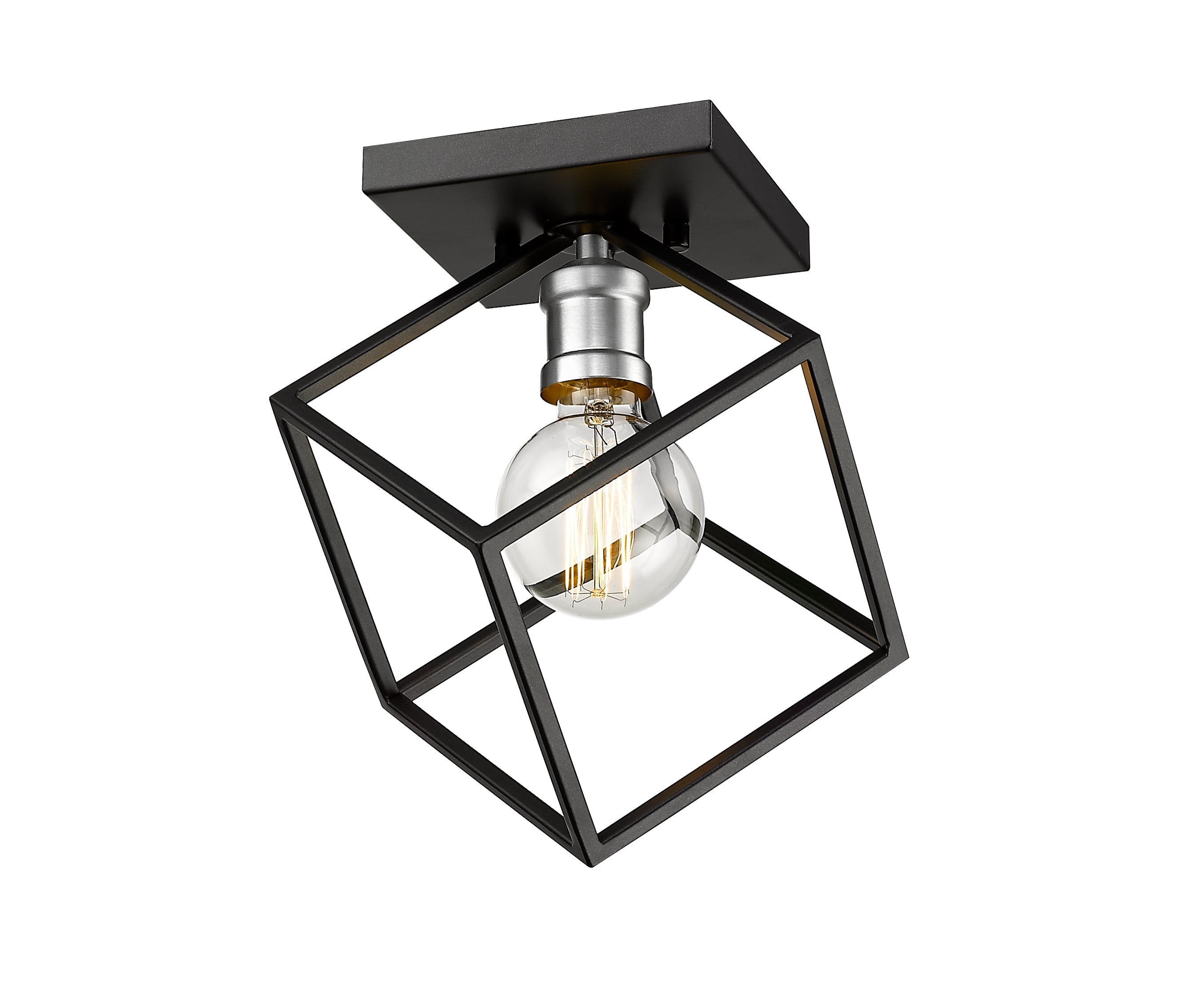 Z-LITE Z-Lite 478F-MB-BN one-light flush mount light 100w 10 inch