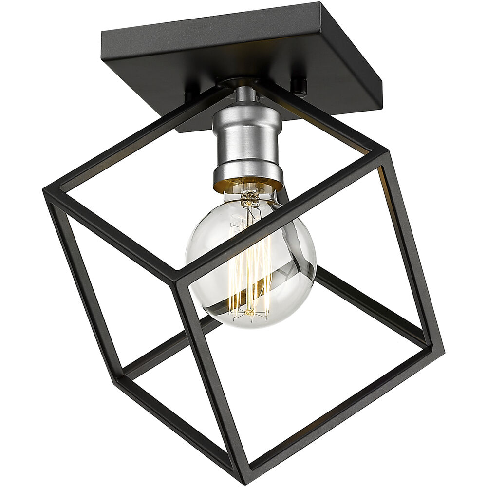 Z-LITE Z-Lite 478F-MB-BN one-light flush mount light 100w 10 inch